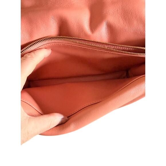 Coach Soft Tabby Leather Shoulder Bag Coral Pink Crossbody 11x10x3 - Picture 6 of 13